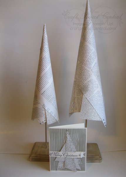 Contemporary Christmas Trees & Card
