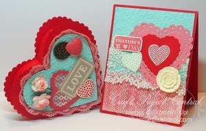 Valentine Heart Box & Card