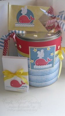 Baby Gift Pail & Thank You Notes