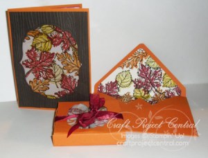 Gently Falling Tea Lights & Card