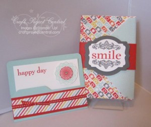 Envelope Punch Board Photo Holder